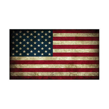 Chainsaw American Flag imposed on it United States Decal Sticker Car Decor Hot